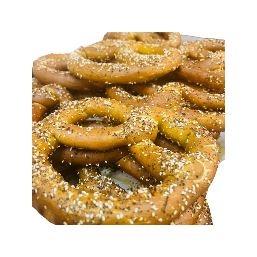 Everything Seasoning Pretzel